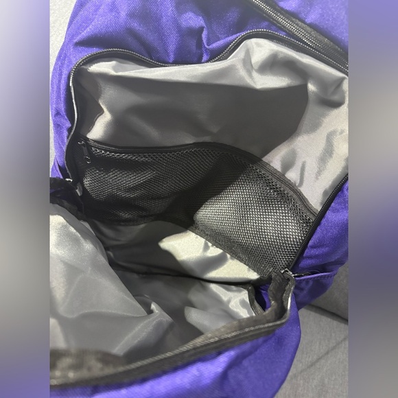 Adidas Men's Backpack in Vibrant Purple and Black - Picture 7 of 9